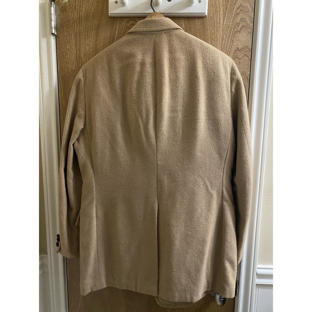 Vintage A Delta Ltd By Mel Burns Tan 100% Camel Hair Sport Coat Blazer 2 Button - Picture 2 of 16